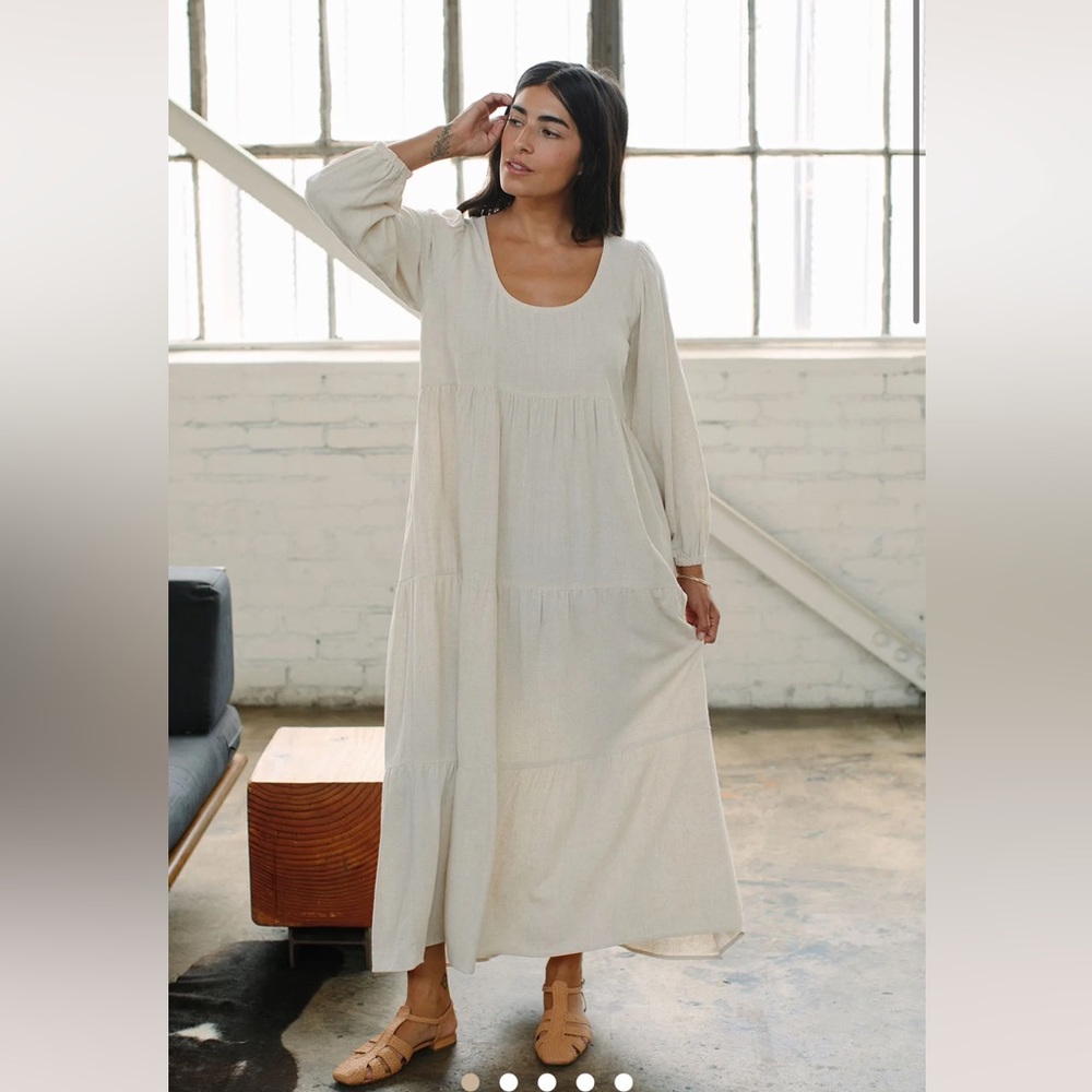 Rachel Pally Linen Alice Dress (Natural Color, size XS, never worn)